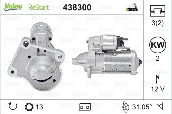 VALEO 438300 Marş Motoru 1740048 uygun fiyat hızlı kargo