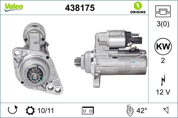 VALEO 438175 Marş Motoru 02Z911023HX uygun fiyat hızlı kargo