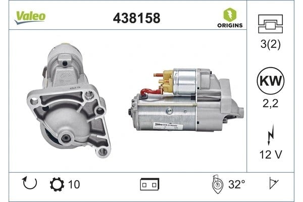 VALEO 438158 Marş Motoru 1202206 uygun fiyat hızlı kargo