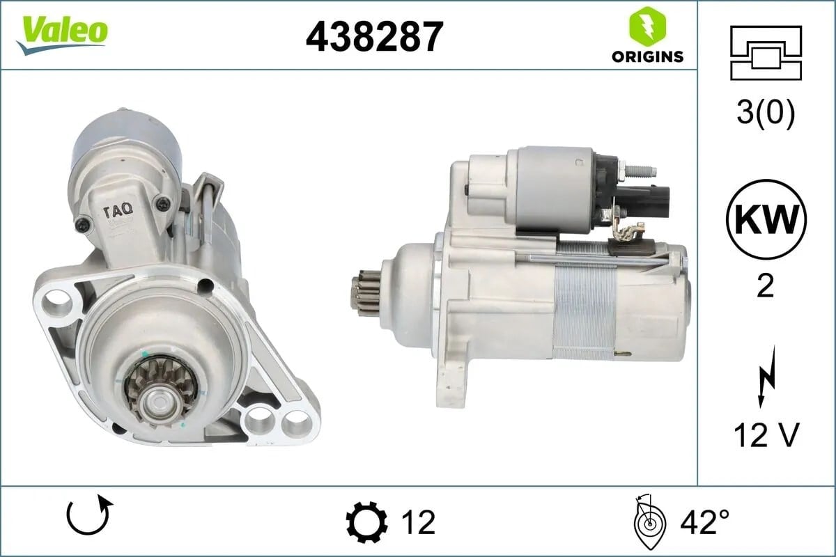 VALEO 438287 Marş Motoru 02Z911024D uygun fiyat hızlı kargo