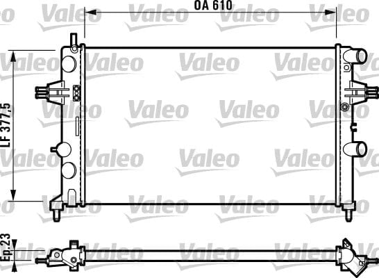 VALEO 732551 Su Radyatörü 1300195 uygun fiyat hızlı kargo