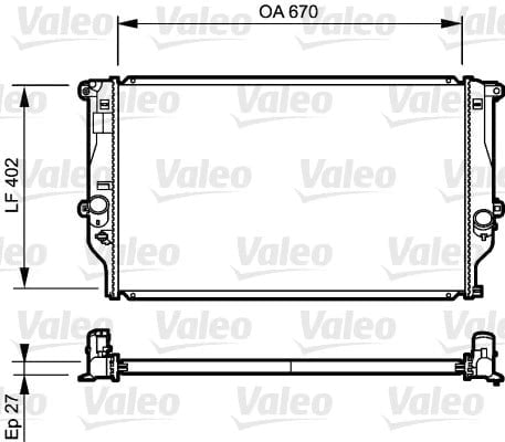 VALEO 735216 Su Radyatörü 1640026390 uygun fiyat hızlı kargo
