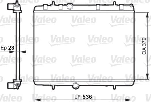 VALEO 735608 Su Radyatörü 1330F5 uygun fiyat hızlı kargo