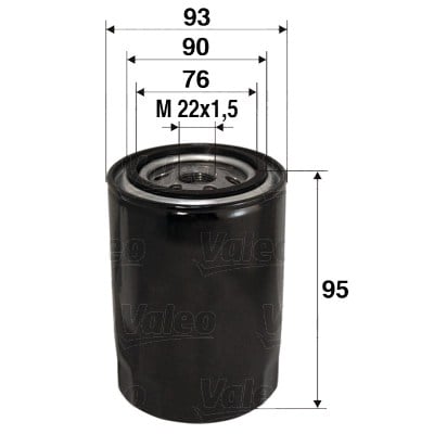 VALEO 586006 Yağ Filtresi 1059924 uygun fiyat hızlı kargo