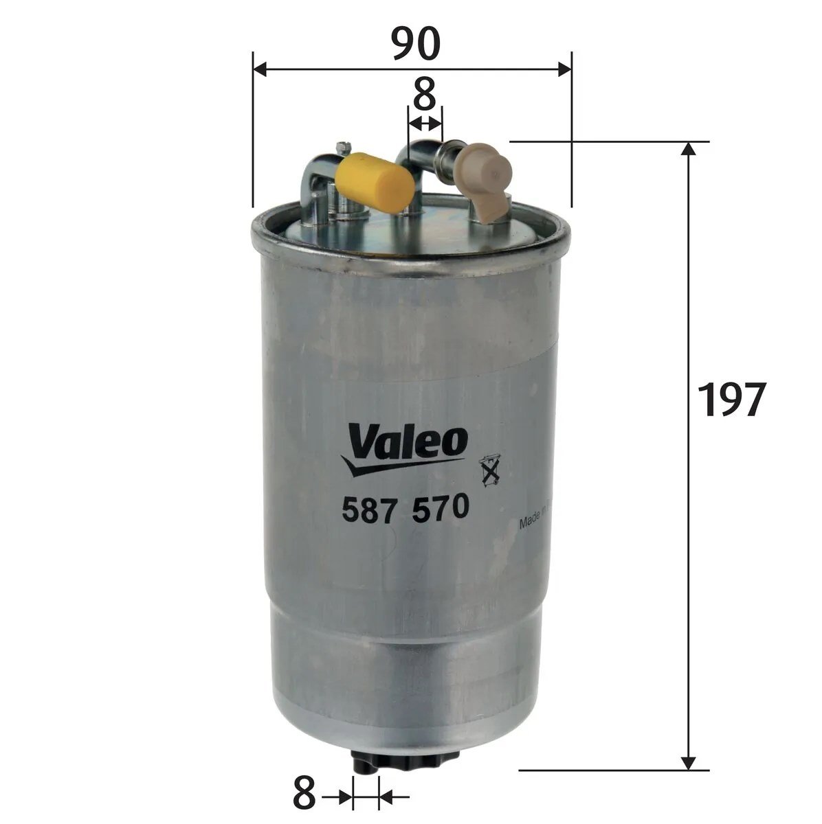 VALEO 587570 Yakıt Filtresi 813059 uygun fiyat hızlı kargo
