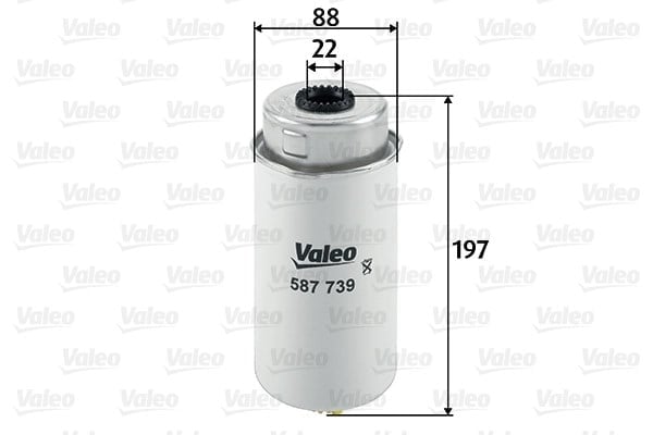 VALEO 587739 Yakıt Filtresi 1370779 uygun fiyat hızlı kargo