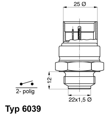 WAHLER BORGWARNER 6039 95D Fan Müşürü 3729594811 uygun fiyat hızlı kargo