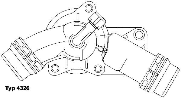 WAHLER BORGWARNER 432697D Termostat 11530139877 uygun fiyat hızlı kargo