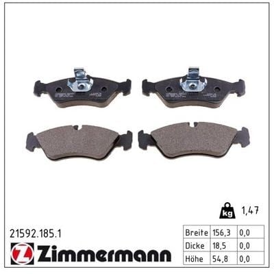 ZIMMERMANN 215921851 Fren Balatası 2D0698451 uygun fiyat hızlı kargo