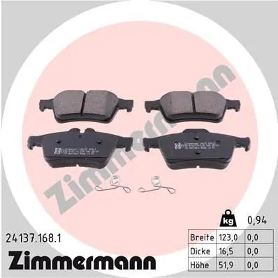 ZIMMERMANN 241371681 Fren Balatası 1233679 uygun fiyat hızlı kargo
