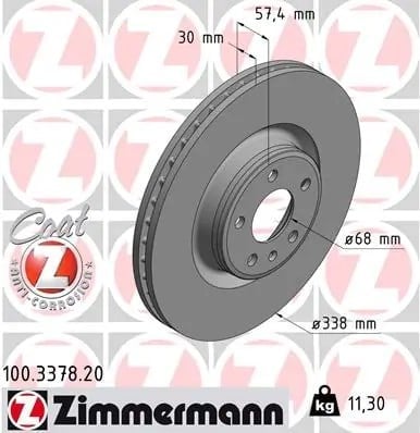 ZIMMERMANN 100337820 Fren Diski 80A615301F uygun fiyat hızlı kargo
