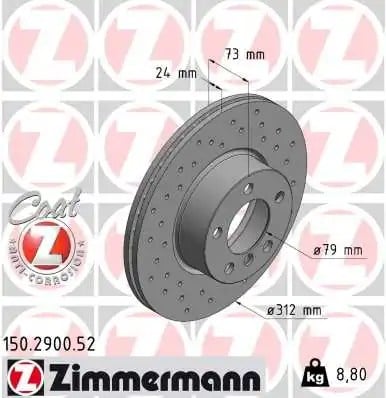 ZIMMERMANN 150290052 Fren Diski 34116792219 uygun fiyat hızlı kargo