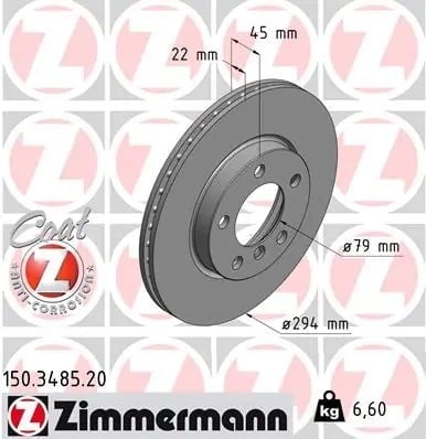 ZIMMERMANN 150 3485 20 Fren Diski 34119804828 uygun fiyat hızlı kargo