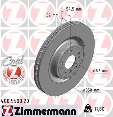 ZIMMERMANN 400550020 Fren Diski 1664210712 uygun fiyat hızlı kargo