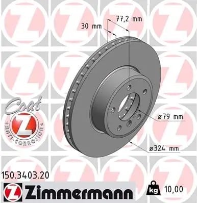 ZIMMERMANN 150 3403 20 Fren Diski 34116753211 uygun fiyat hızlı kargo