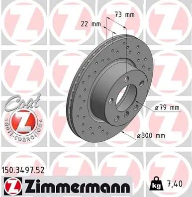 ZIMMERMANN 150349752 Fren Diski 34116792217 uygun fiyat hızlı kargo