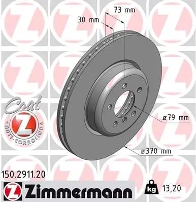 ZIMMERMANN 150 2911 20 Fren Diski 34106797606 uygun fiyat hızlı kargo