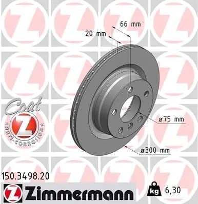 ZIMMERMANN 150349820 Fren Diski 34216792227 uygun fiyat hızlı kargo