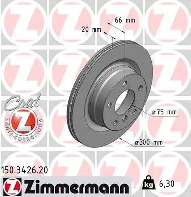 ZIMMERMANN 150342620 Fren Diski 34216764651 uygun fiyat hızlı kargo
