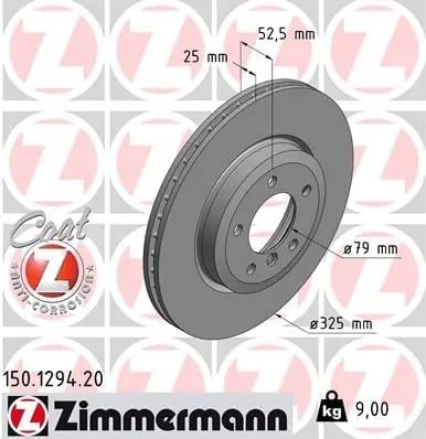ZIMMERMANN 150 1294 20 Fren Diski 34101166071 uygun fiyat hızlı kargo