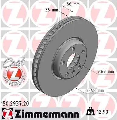 ZIMMERMANN 150 2937 20 Fren Diski 34106880076 uygun fiyat hızlı kargo