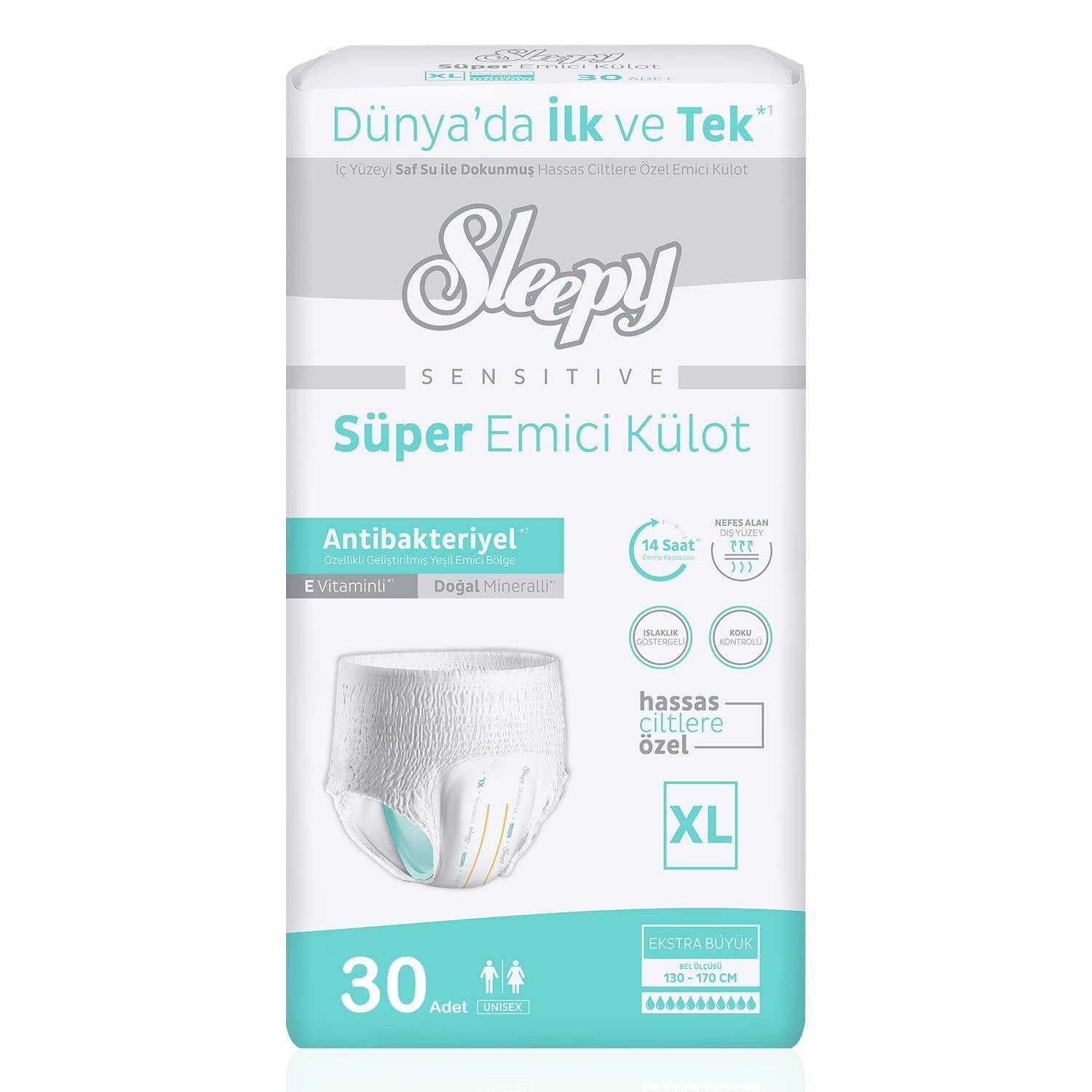 Sleepy Hasta Bezi Süper Külot 30'lu XL