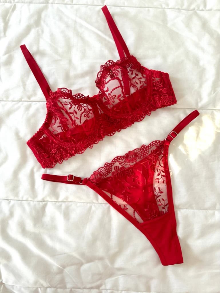 Marte Kırmızı Bralet Takım