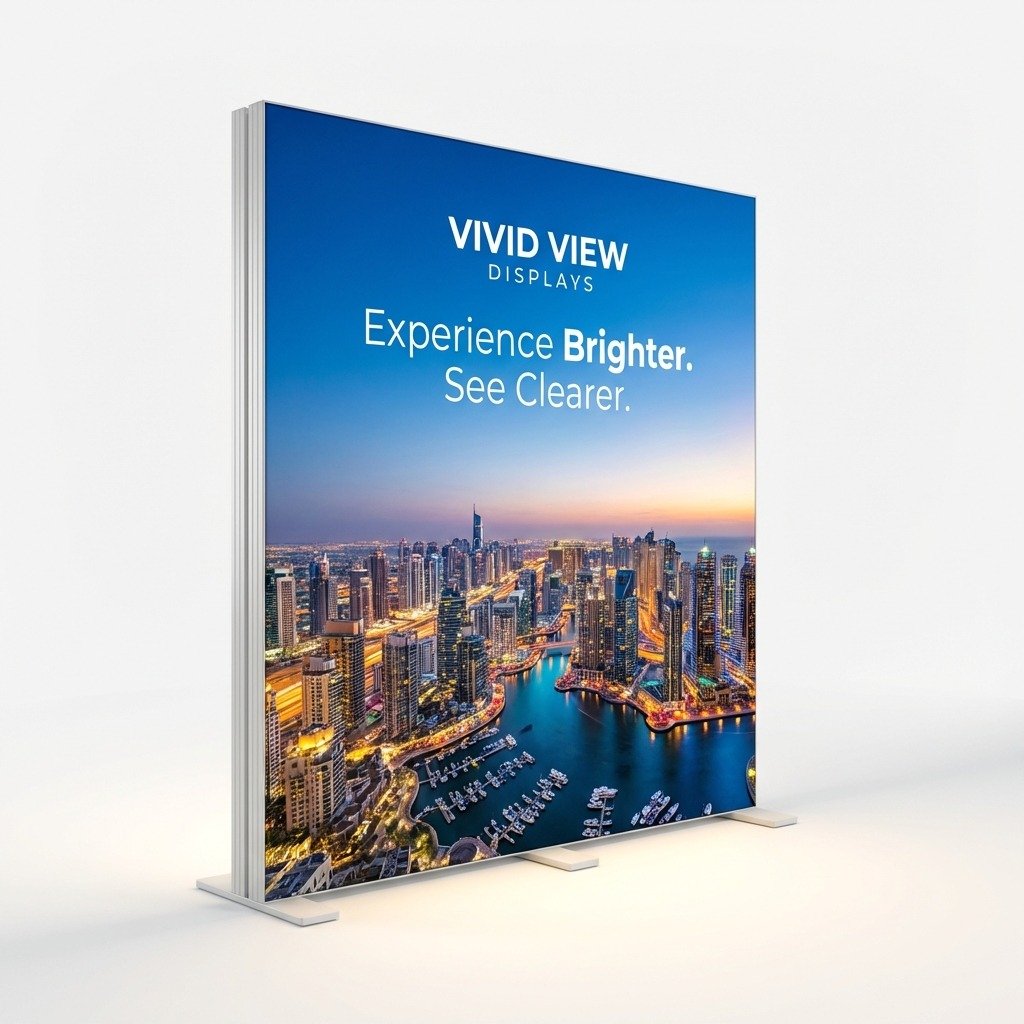Modüler Lightbox Kongre ve Fuar Standı 200×230 cm - Perspektif Görünüm