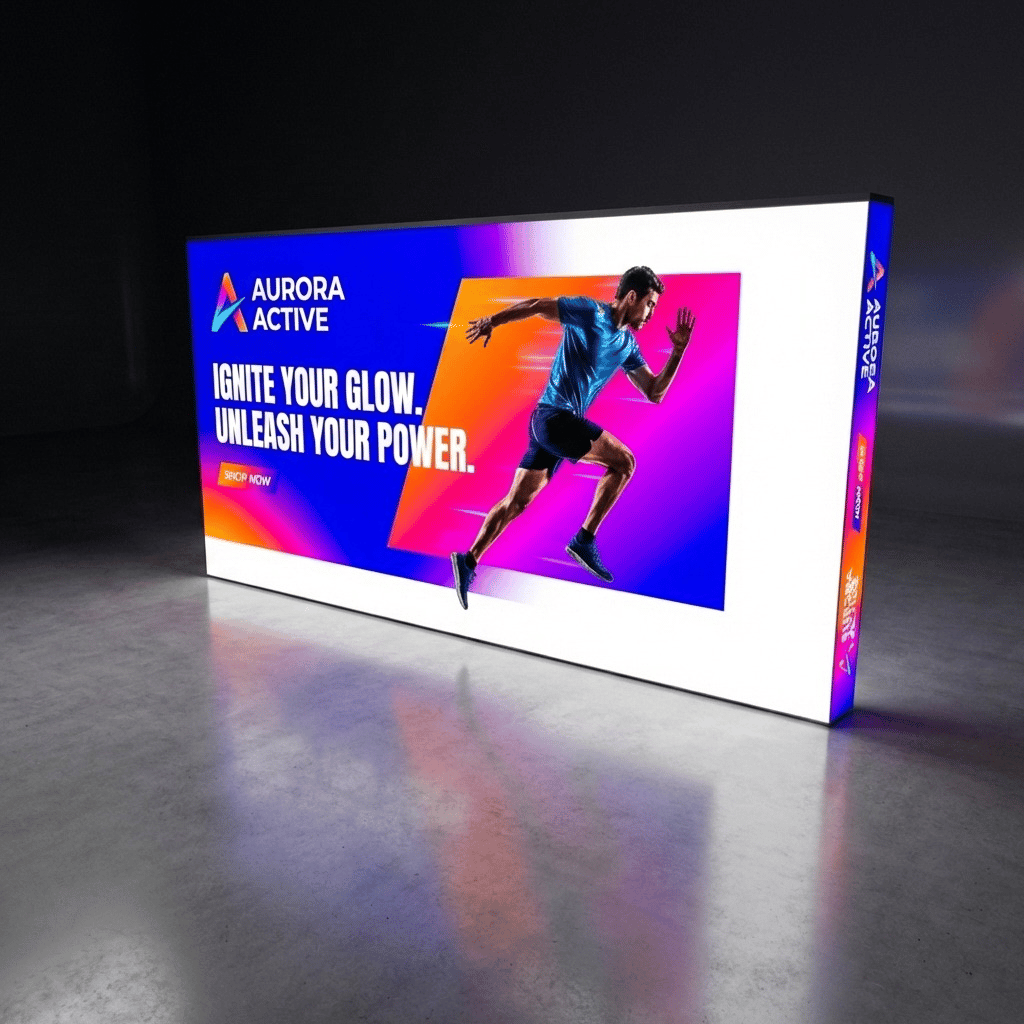 T3 Modüler Lightbox 500×250 cm - Genel Görünüm