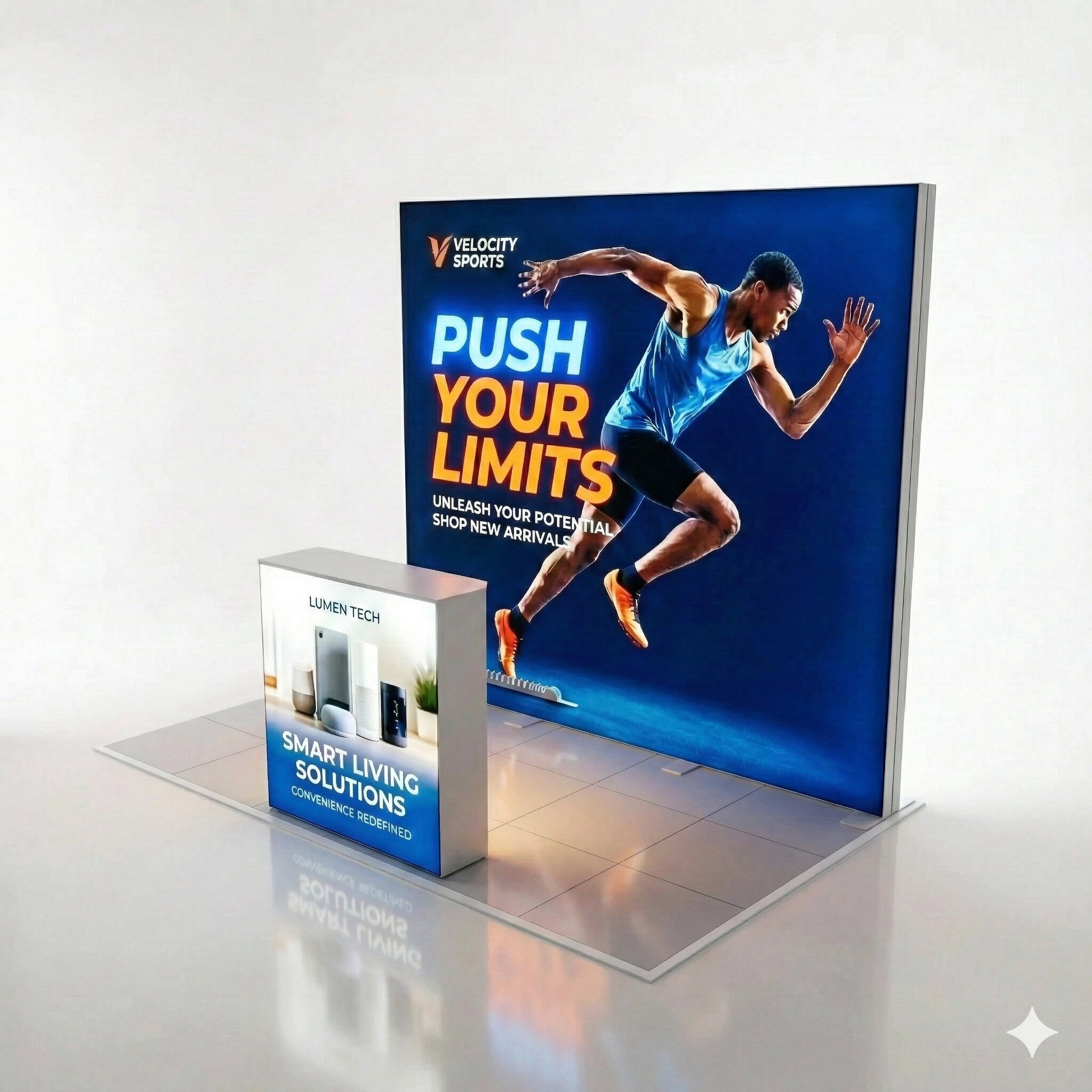 6 m² Modüler Lightbox Fuar Standı (300x200 cm)