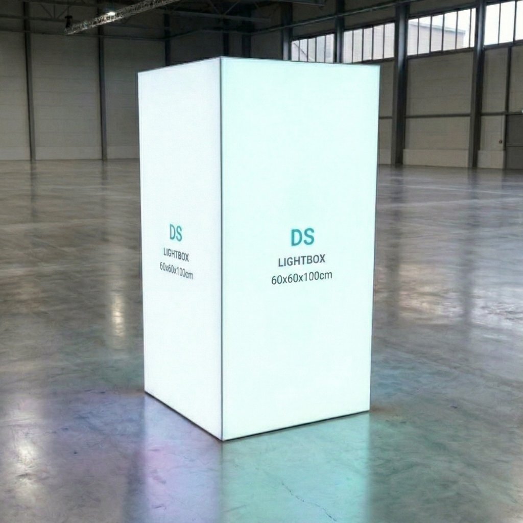 60×60×100 CM KÜP LIGHTBOX ORTA BOY DESK