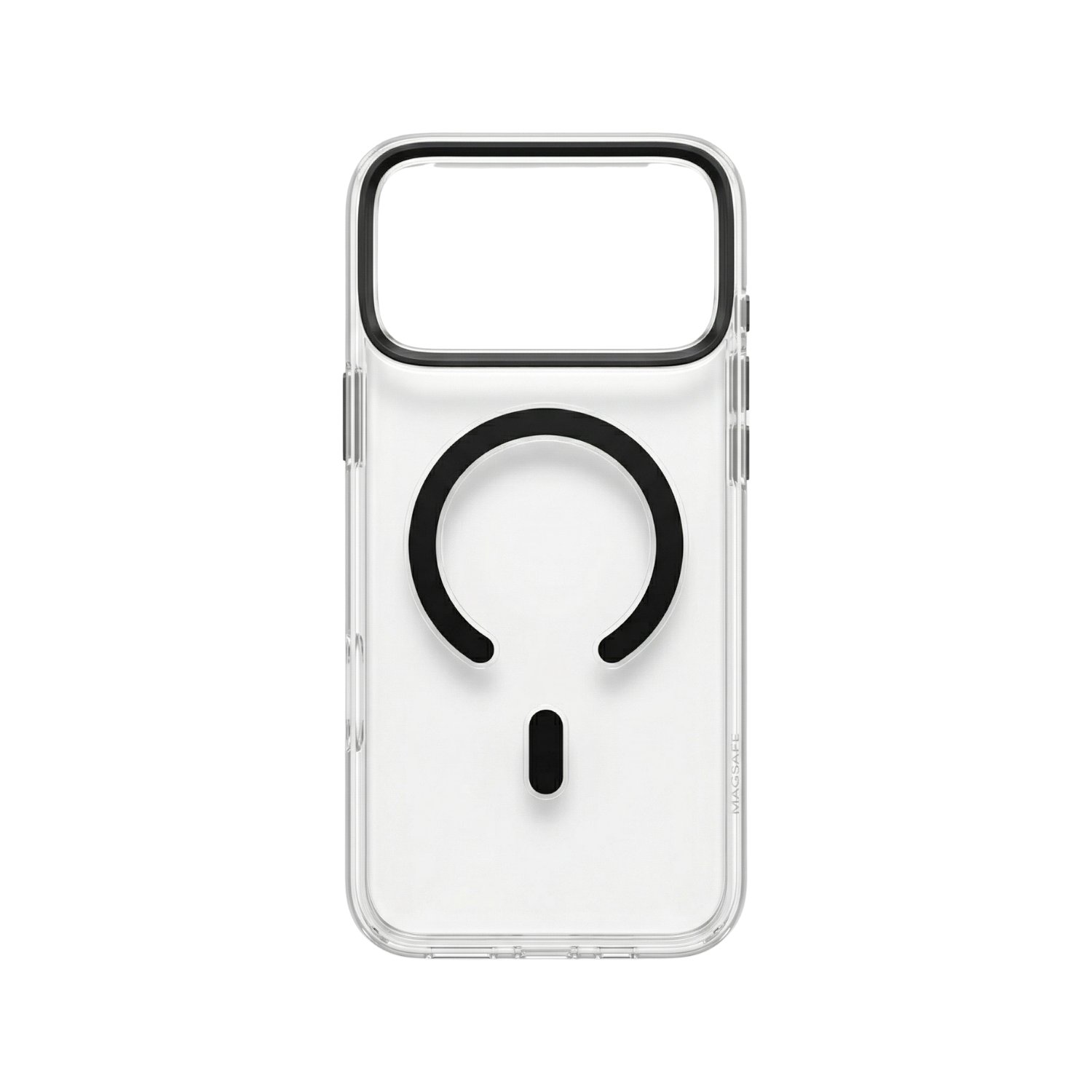 Fulltech PC3 iPhone 17 Pro Max Magsafe Karbon Tasarım Kılıf - Şeffaf Black