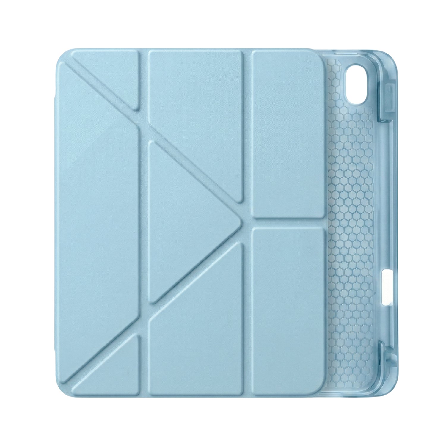 PS iPad A16 / 10.9 (10. nesil) Tri Folding Standlı Kılıf - Turkuaz