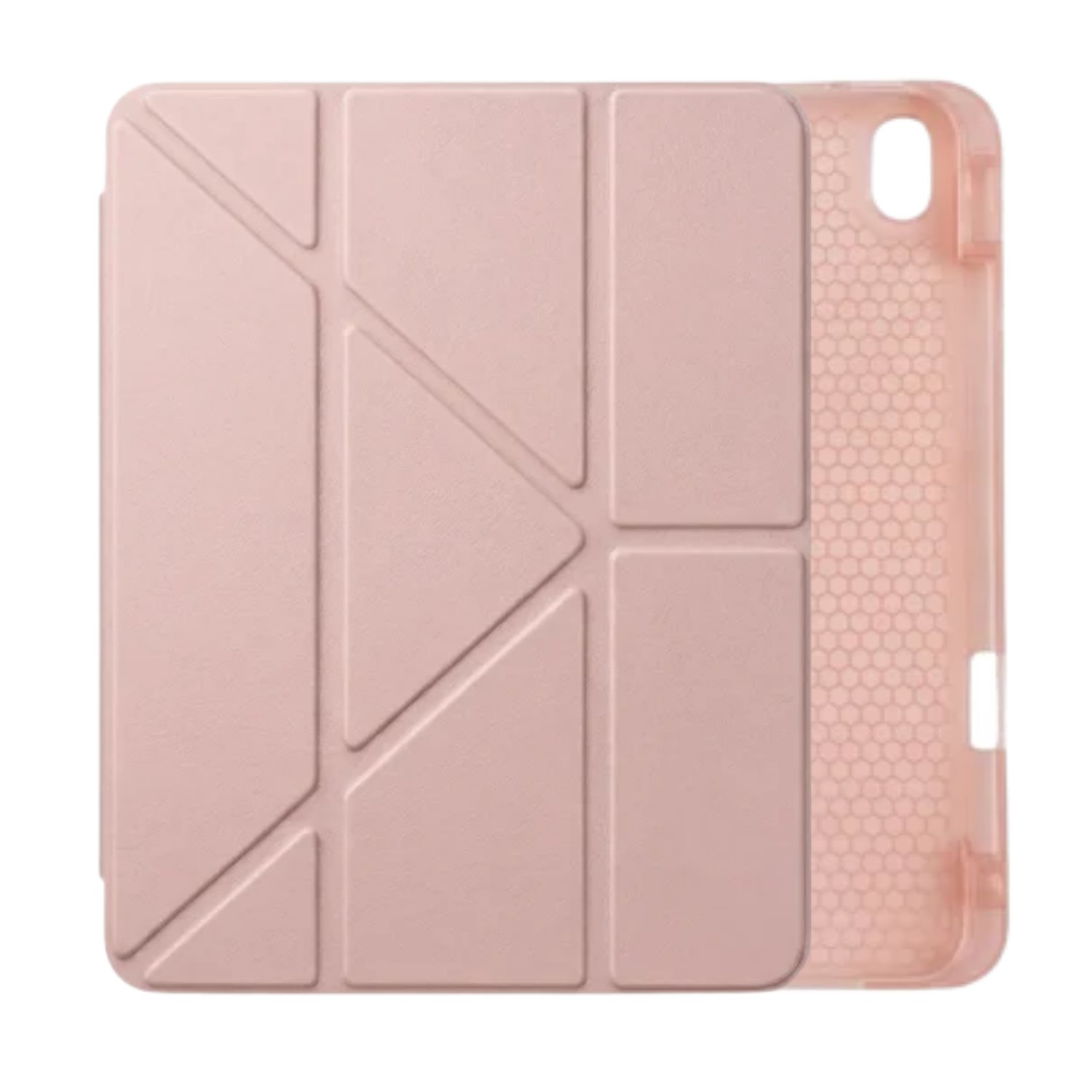 PS iPad A16 / 10.9 (10. nesil) Tri Folding Standlı Kılıf - Pembe