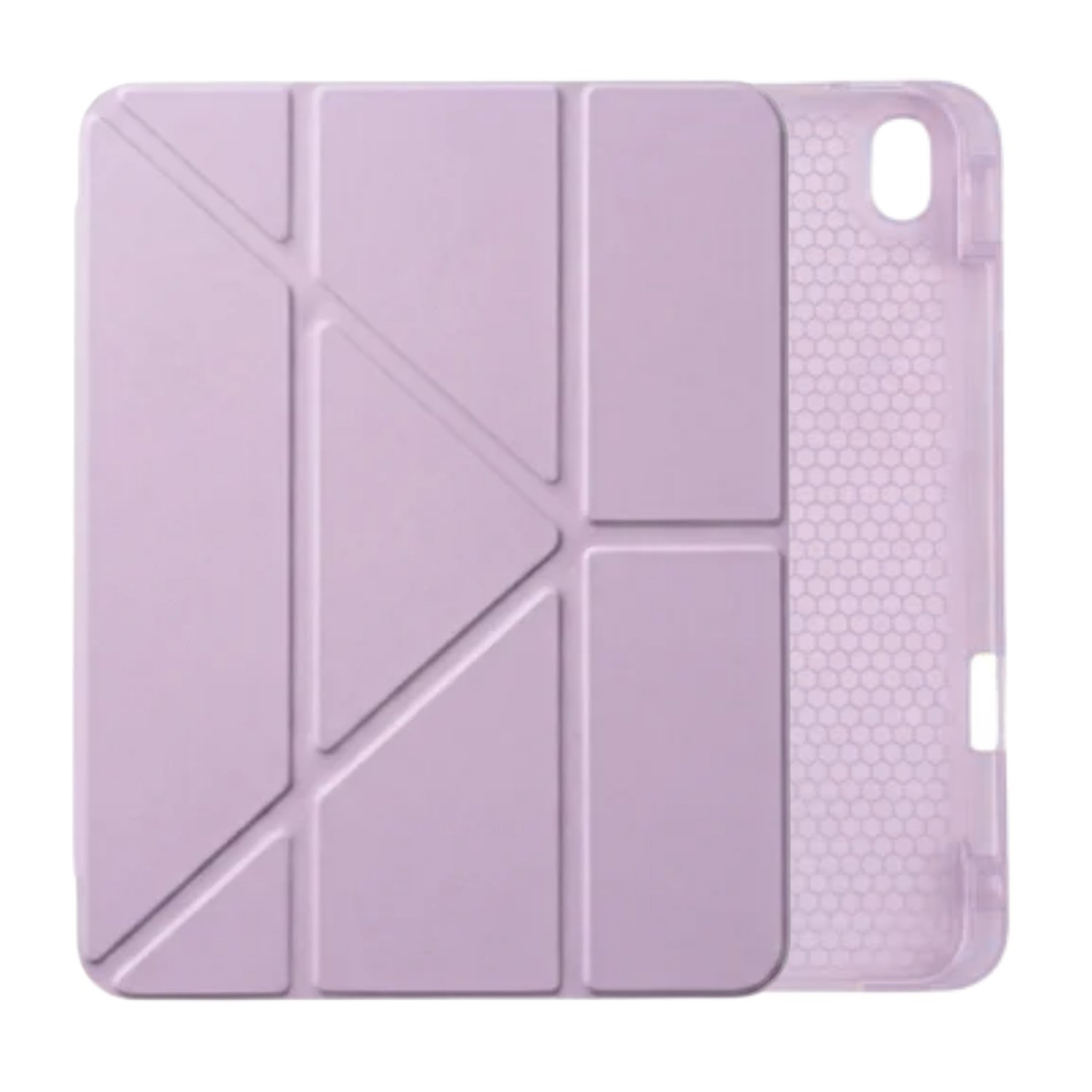 PS iPad A16 / 10.9 (10. nesil) Tri Folding Standlı Kılıf - Lila