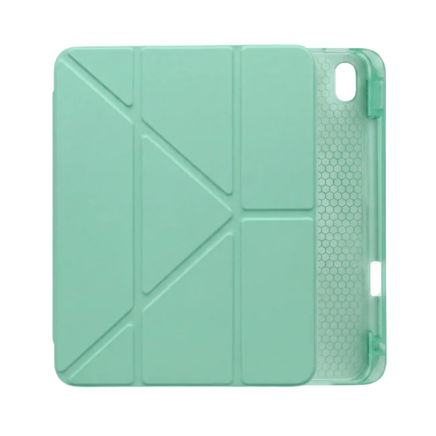 PS iPad A16 / 10.9 (10. nesil) Tri Folding Standlı Kılıf - Yeşil