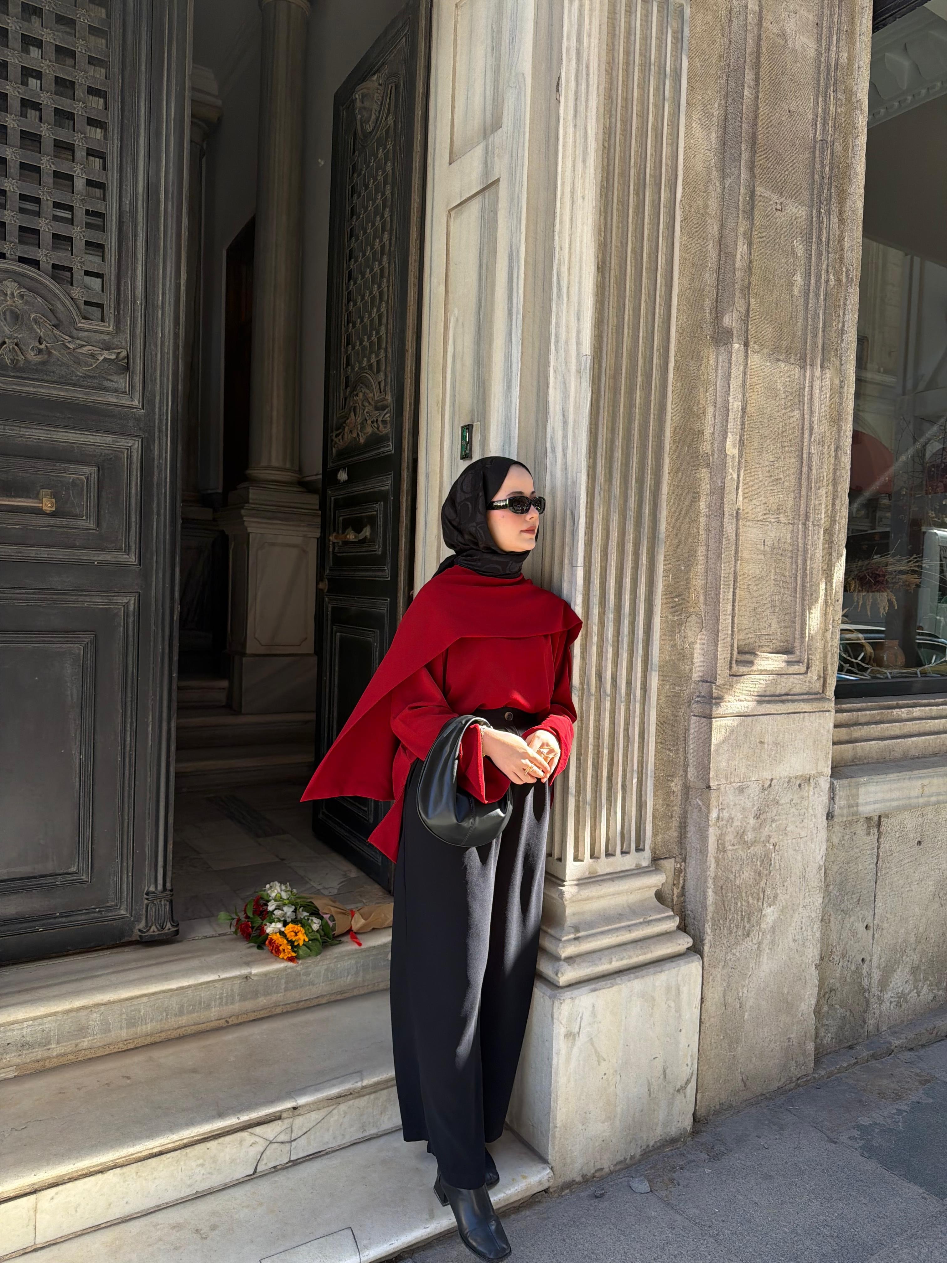 Krep Palazzo Pantolon