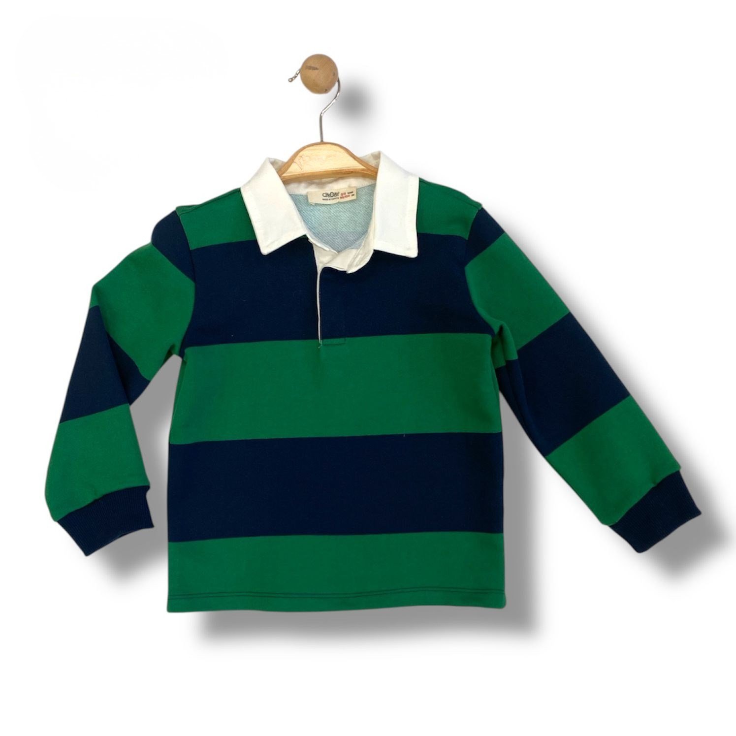 ERKEK YEŞİL ÇİZGİLİ SWEAT