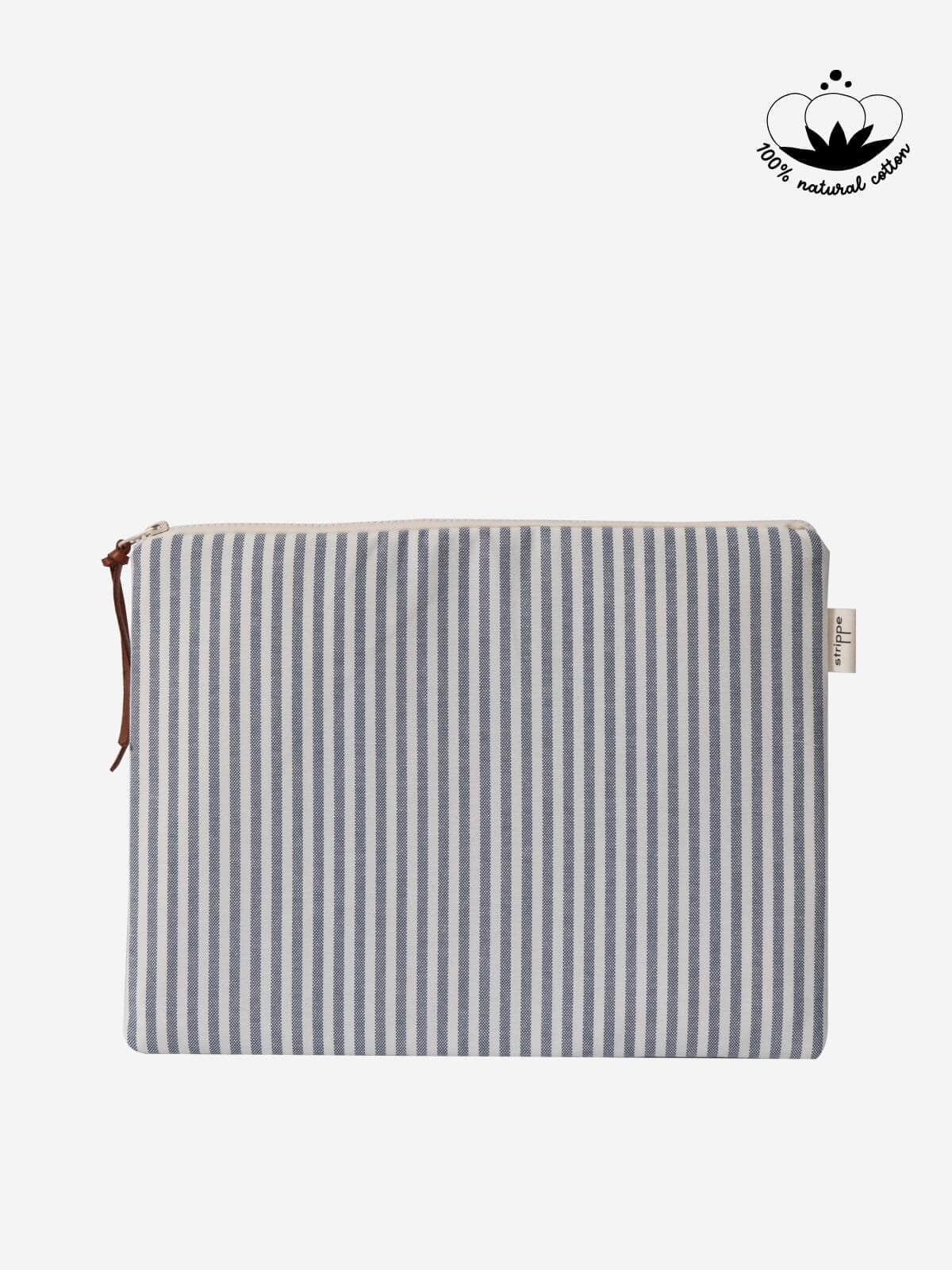 LINEA -Çizgili Lacivert Laptop - Tablet Kılıfı