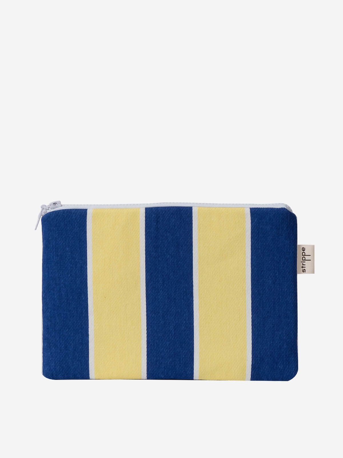 CANARY -Sarı Lacivert Çizgili Fenerbahçe Pouch Portföy Çanta