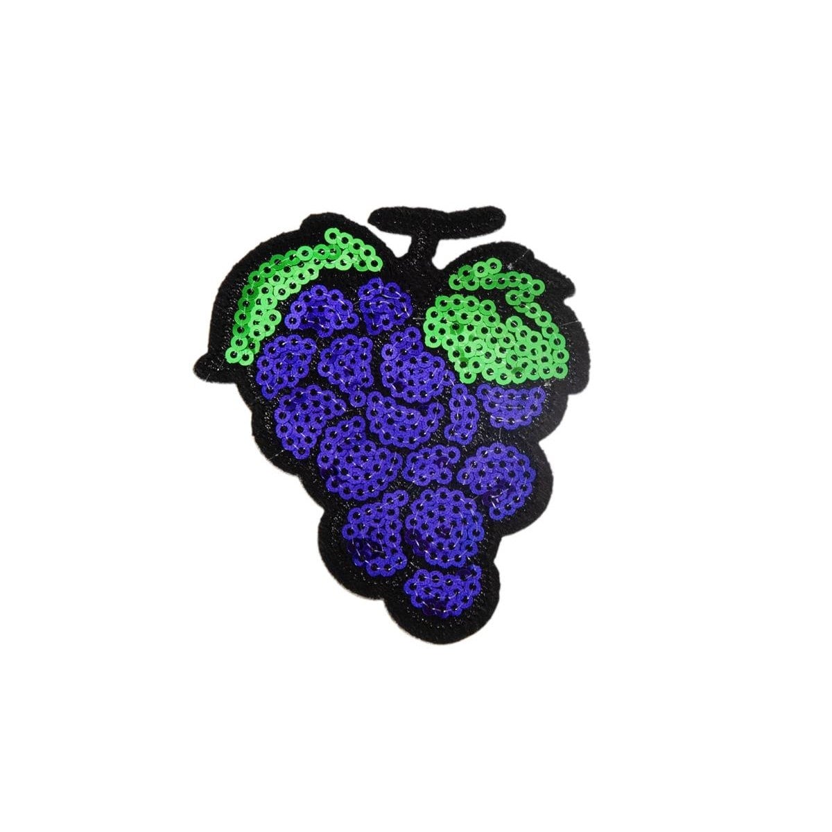 FUN PATCH - Grape - Mor Üzüm Desen Yapışkanlı Yama