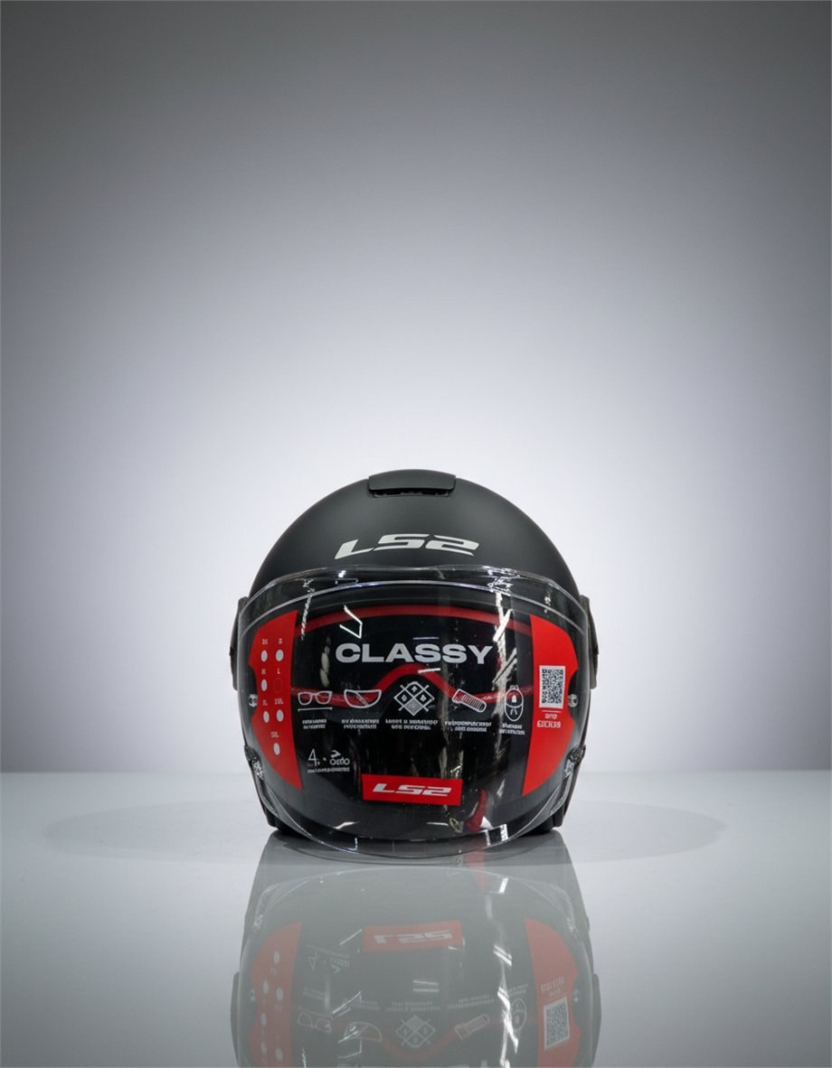 LS2 CLASSY MAT SİYAH KASK-90508943