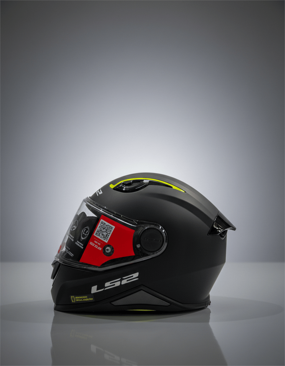 LS2 KID MAT SİYAH ÇOCUK KASK-90510540