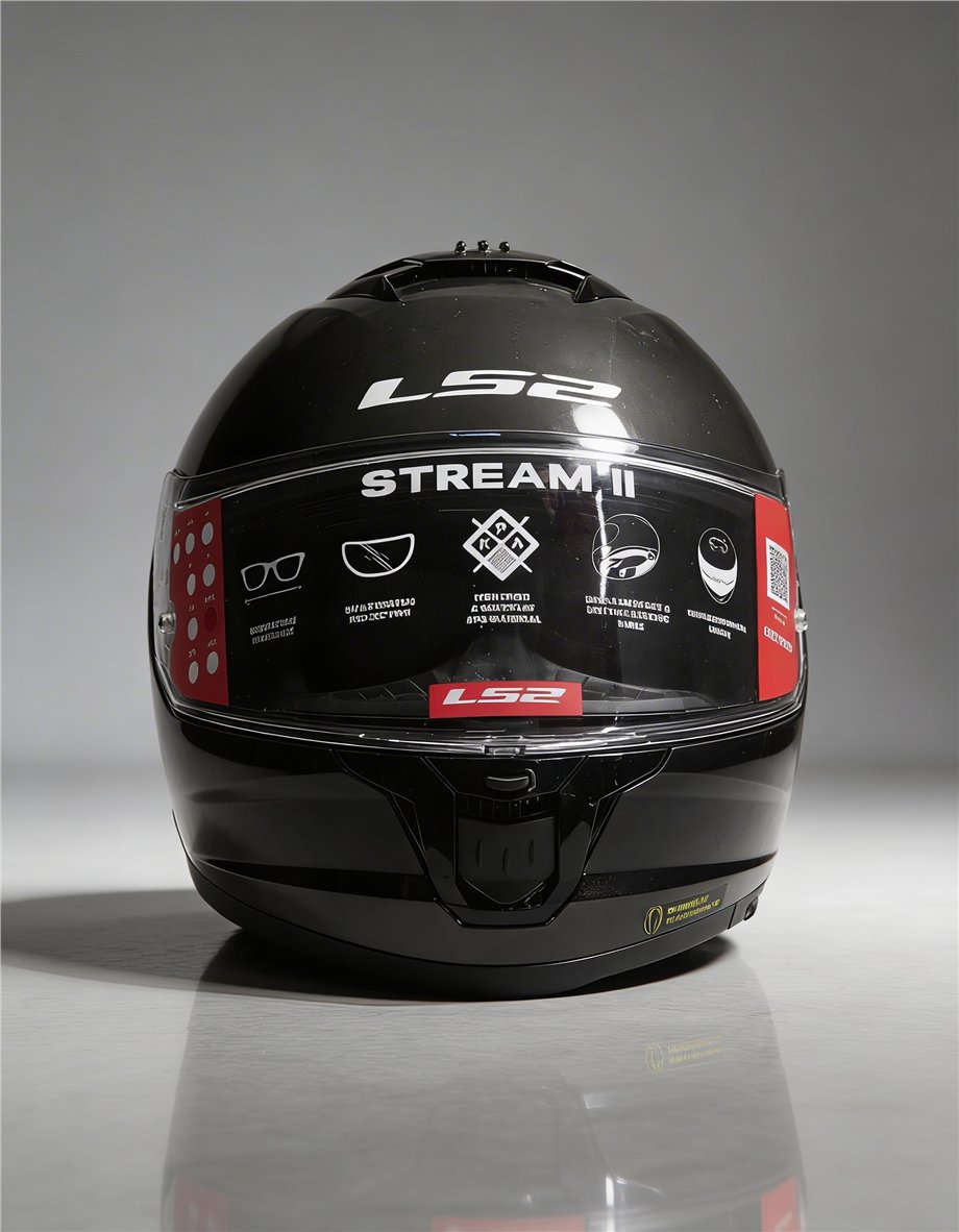LS2 STREAM 2 THUNDERBIZ SİYAH KASK-90509087