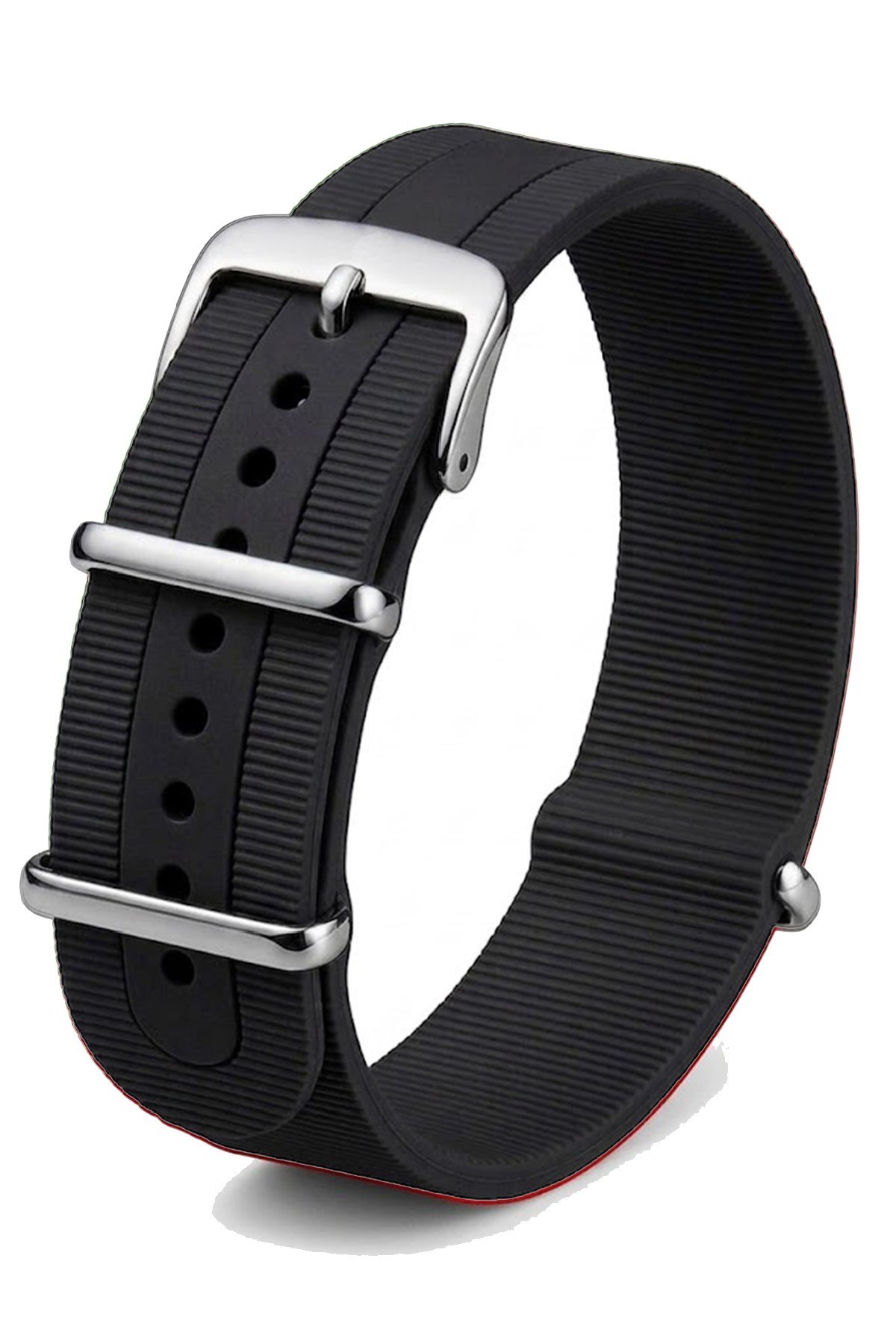 Silicone Nato Watch Band Strap N02SN