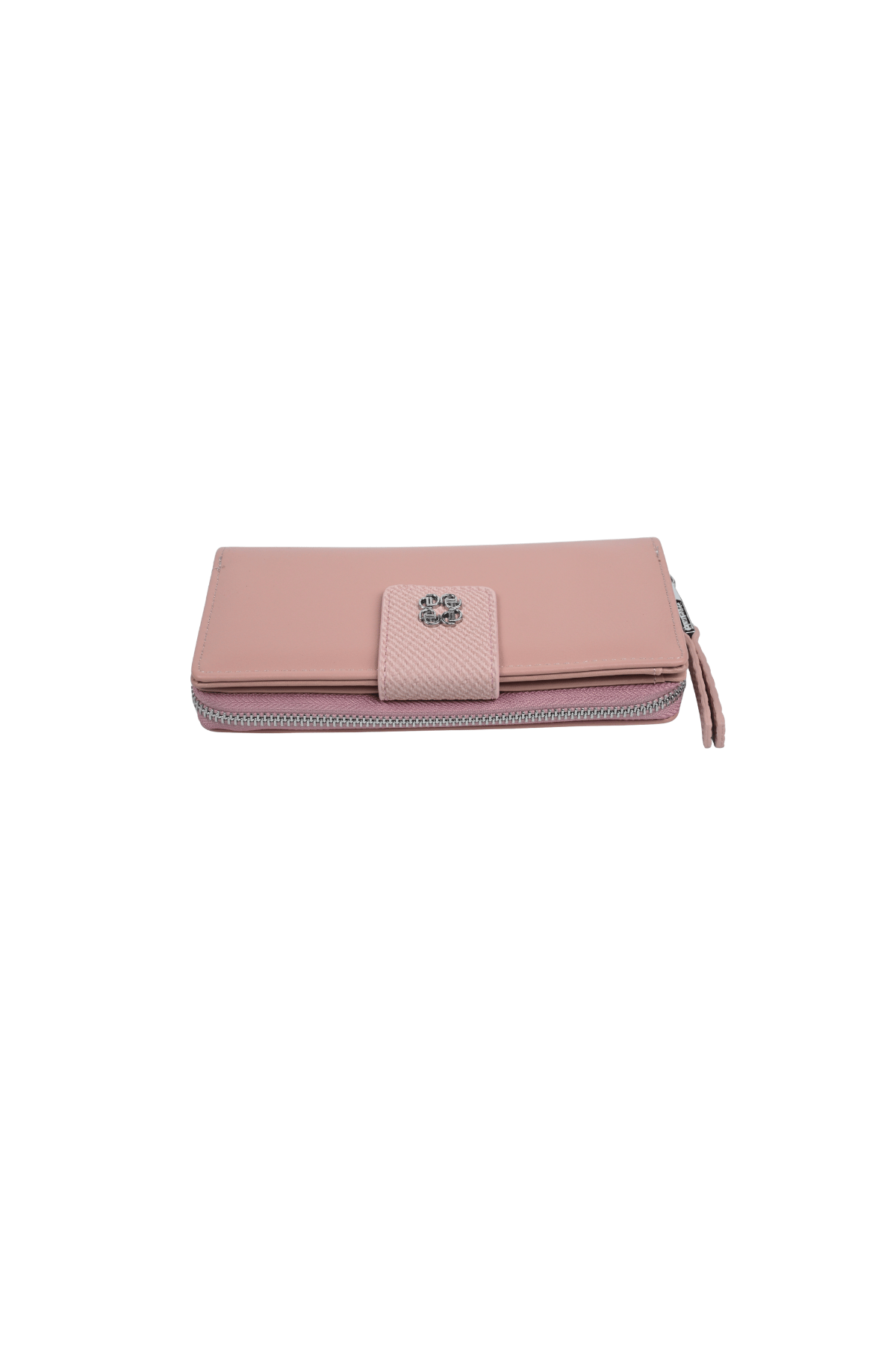 Duki Daso Pembe Kadın Çıtçıtlı ve Fermuarlı Çok Bölmeli Suni Deri Cüzdan Kartlık | SUMMER N4219 PEMBE