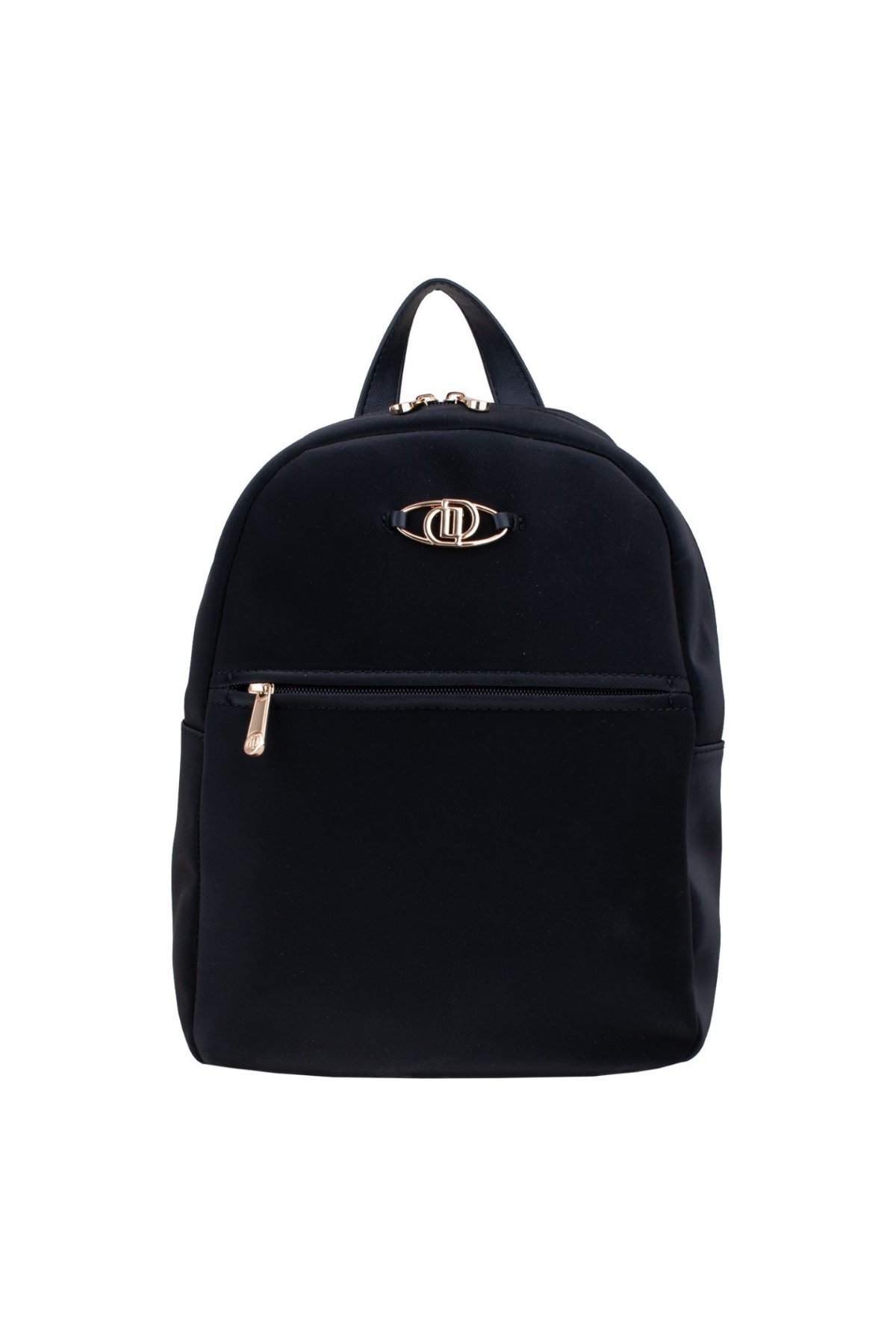 Dukidaso Siyah Kadife Detaylı Şık ve Modern Günlük Kadın Sırt Çantası | SUMMER MT1541 SİYAH