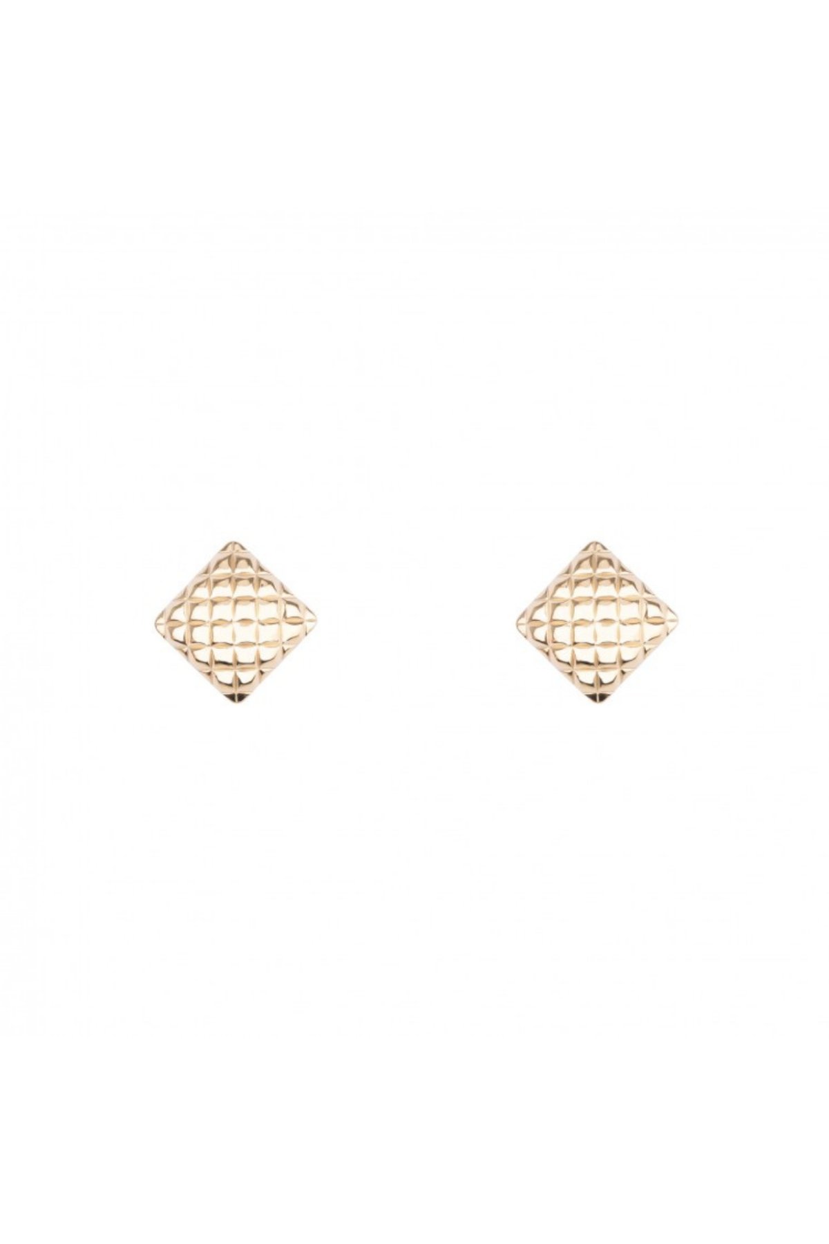 Modern Geometrik Şekilli Altın Küpe | Altın JS12966