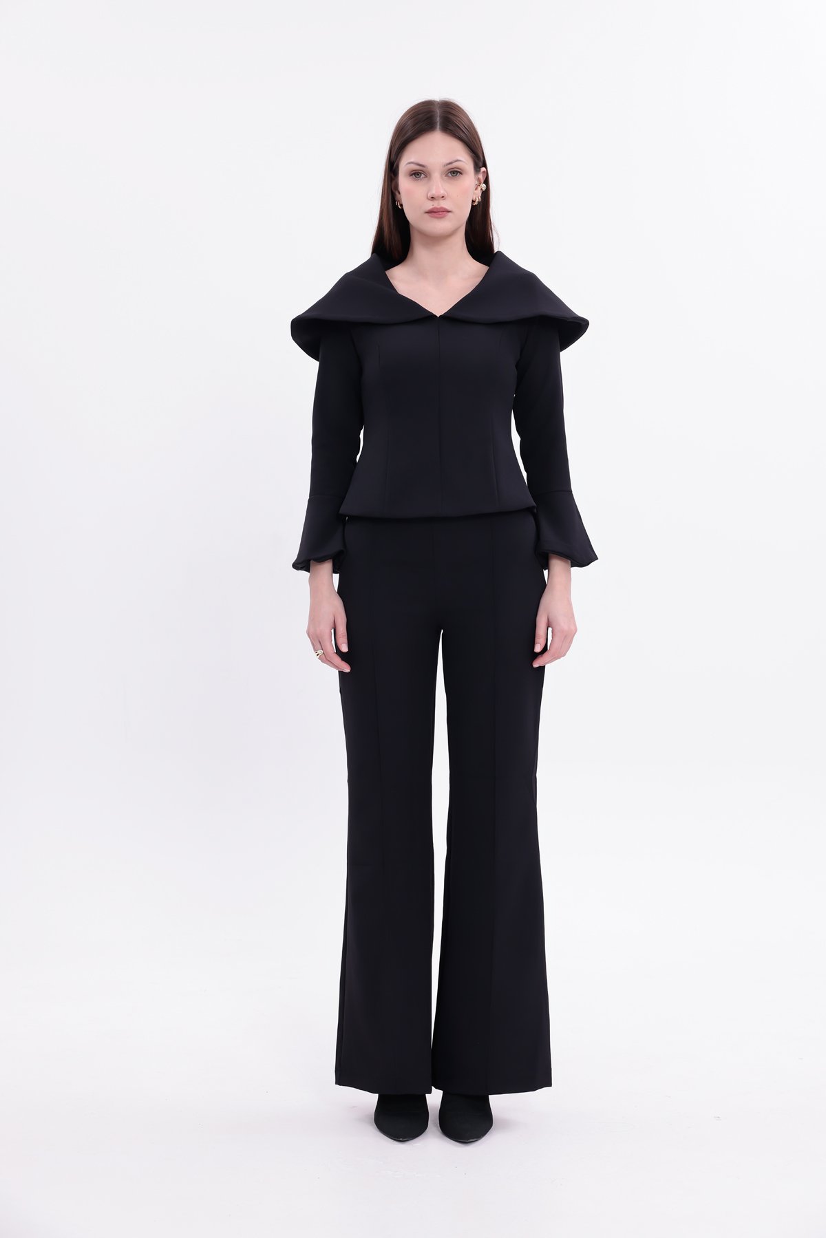 Black Striped Pants