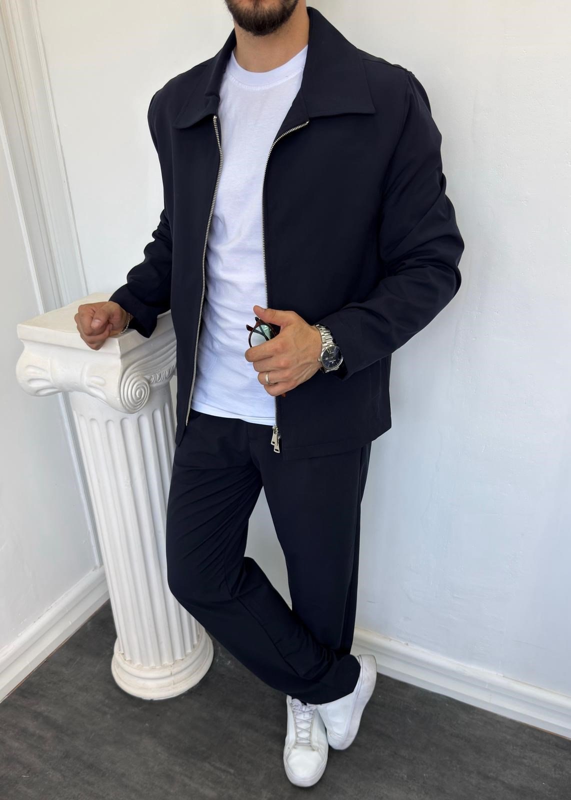 Luxury Ceket-Pantolon Takım Lacivert